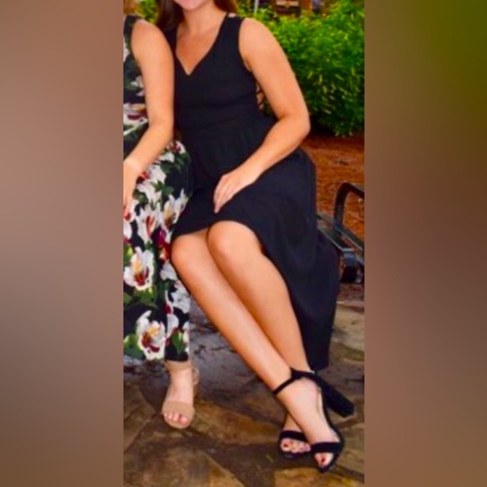 Long black dress